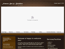 Tablet Screenshot of nomusabnb.co.za